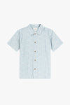 Rhythm Vera Short Sleeve Shirt Sky