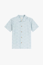 Rhythm Vera Short Sleeve Shirt Sky