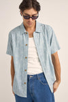 Rhythm Vera Short Sleeve Shirt Sky
