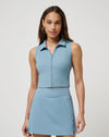 Travis Mathew Midline SL Polo Smoke Blue