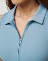 Travis Mathew Midline SL Polo Smoke Blue