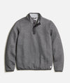 Marine Layer Men's Reversible Corbet Pullover in Charcoal/Mid Heather Grey