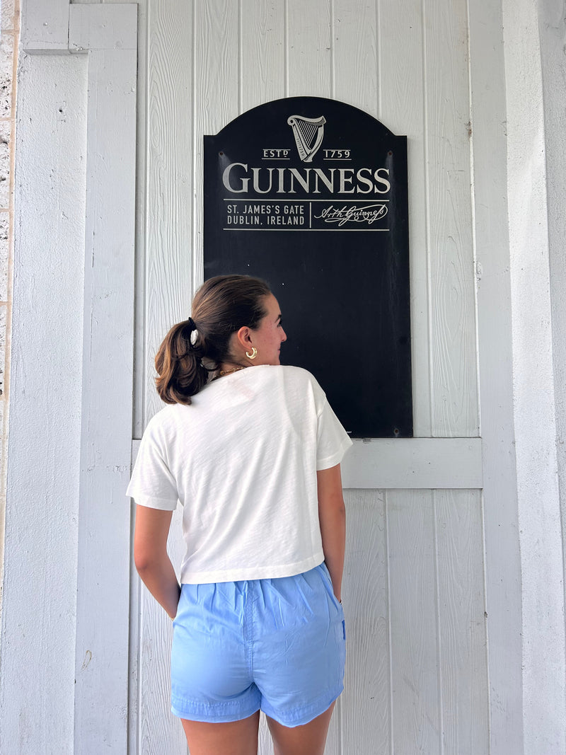 Marine Layer SRQ Vintage Slub Crop Tee