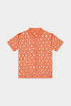 Mavrans Crochet Orange Top