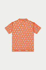 Mavrans Crochet Orange Top