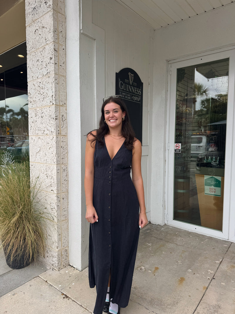 Marine Layer Camila Maxi Dress India Ink