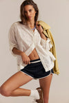 We The Free Mae Washed Eyelet Shirt