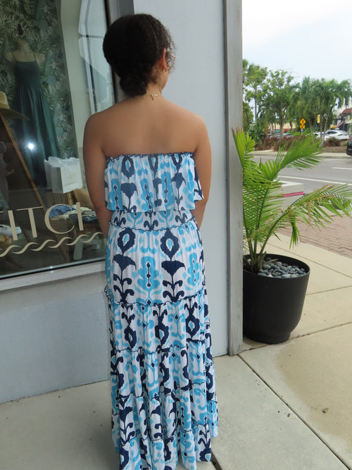 Skemo Sumba Ruffle Long Dress