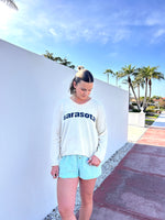 Town Pride Sarasota V-neck Sweater Cream