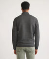 Marine Layer Men's Reversible Corbet Pullover in Charcoal/Mid Heather Grey