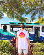 Marine Layer x SRQ Signature Crew Tee White