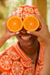 Mavrans Crochet Orange Top