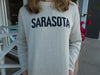 Town Pride Sarasota Sweater Natural with Anchor Graphic