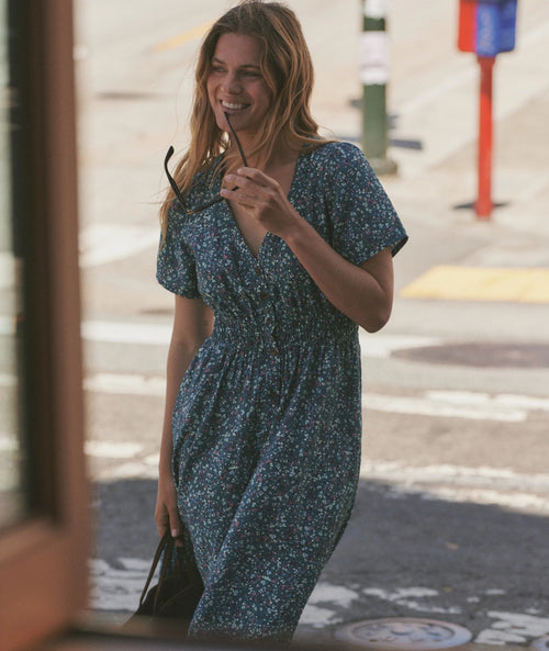Marine Layer Annika Midi Dress