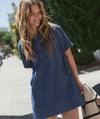 Marine Layer Liza Denim Mini Dress