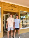Mizzen+Main Versa Short Sleeve Polo White Island Time (Trim)