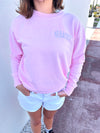 Fuzzy Hello Sunshine Sarasota Sweatshirt