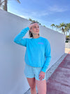 Fuzzy Hello Sunshine Sarasota Sweatshirt