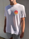 Marine Layer x SRQ Signature Crew Tee White