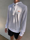 Faherty Slub Hoodie Sarasota White