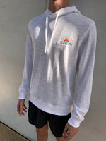 Faherty Slub Hoodie Sarasota White