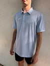 Mizzen+Main Versa Short Sleeve Polo White Island Time (Trim)