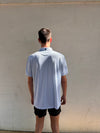 Mizzen+Main Versa Short Sleeve Polo White Island Time (Trim)