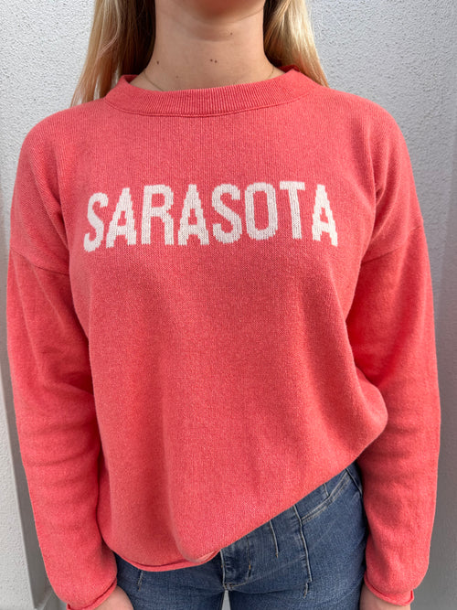 Town Pride Sarasota Coral Sweater