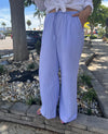Marine Layer Seersucker Drawstring Wide Leg Pant