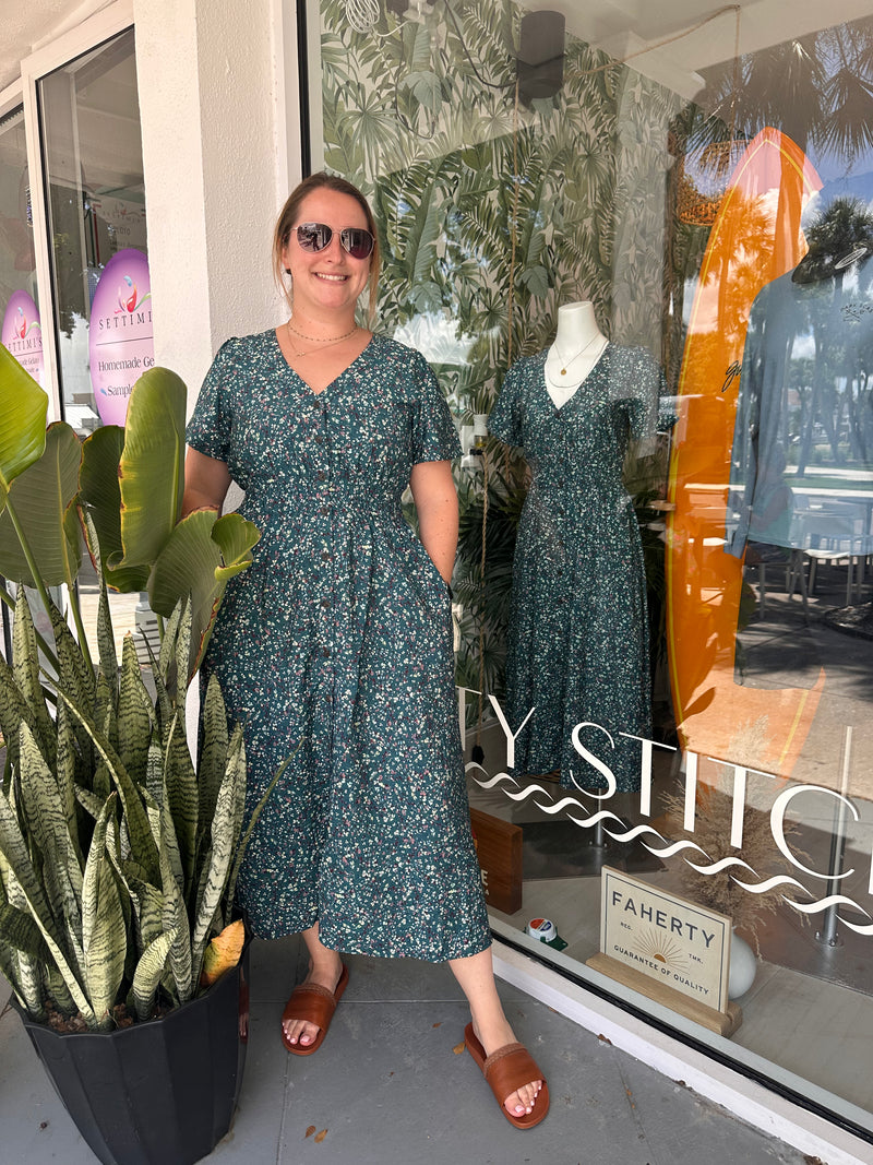 Marine Layer Annika Midi Dress