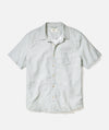 Classic Stretch Selvage Shirt- Aqua Agave Print
