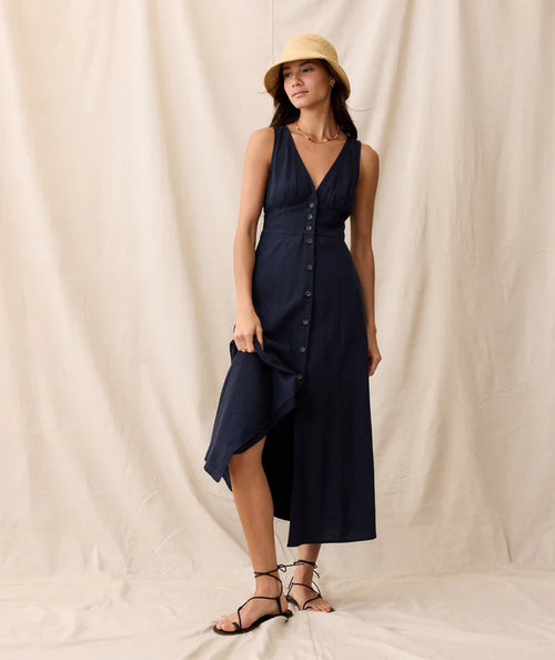 Marine Layer Camila Maxi Dress India Ink