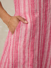 Faherty Azure Linen Dress Granita Stripe