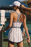 FP Movement Cool On The Court One Piece Pinstripe White Combo